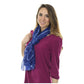 Anchor Dream Long Scarf - Blue on Navy - SummerTies