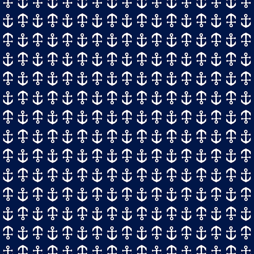 Anchor Toss Shower Curtain - Navy - SummerTies