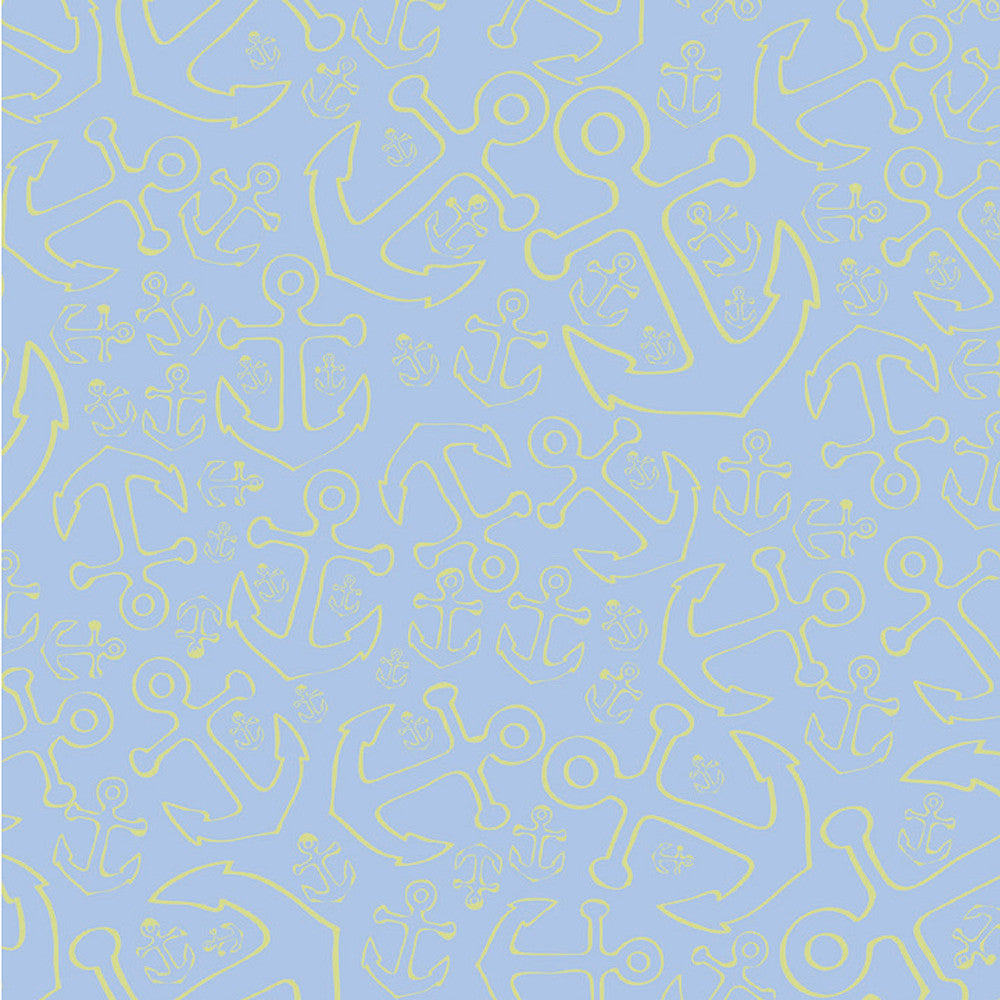 Anchor Dream Shower Curtain - Blue - SummerTies