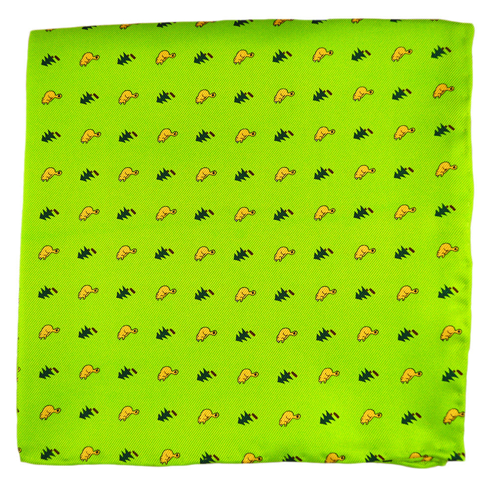 Beaver Pocket Square - Light Beaver - SummerTies