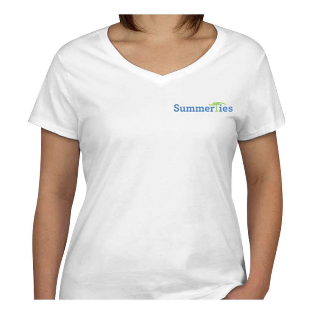 Lighthouse T-Shirt - Ladies V-Neck Short Sleeve - SummerTies