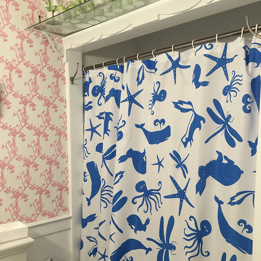 Multi Creature Shower Curtain - SummerTies