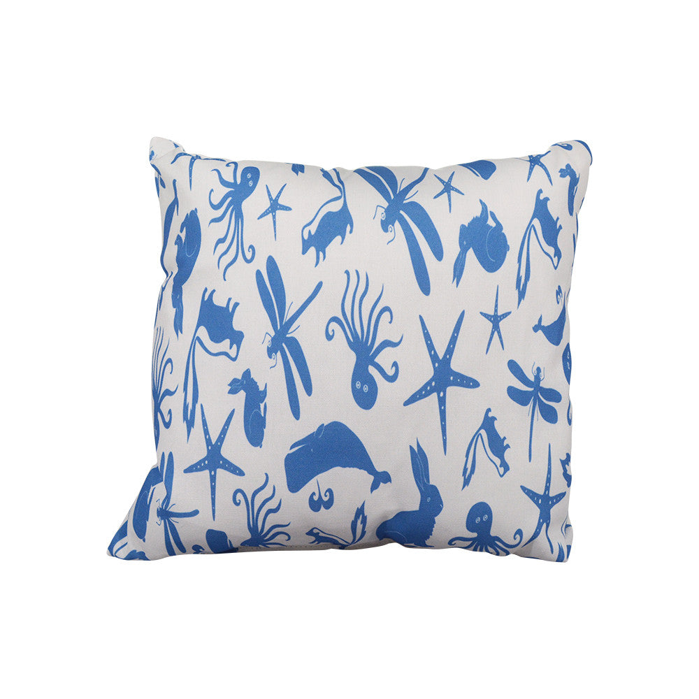 Multi Creature Pillow 16" x 16" - Outdoor - SummerTies