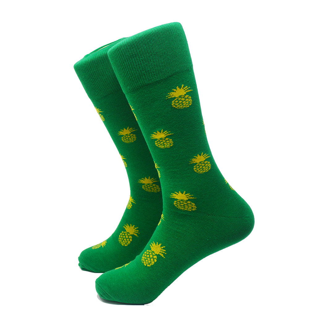 Pineapple Socks - Men's Mid Calf - SummerTies