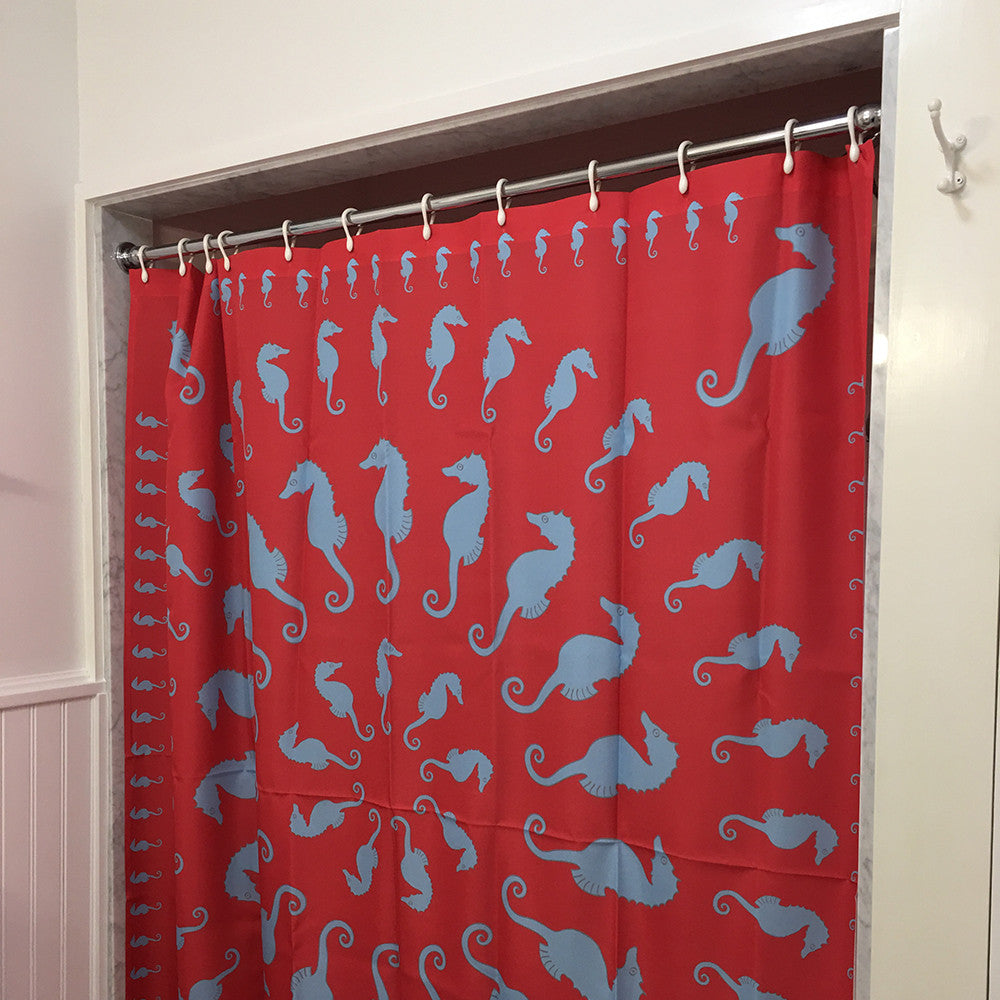 Seahorse Shower Curtain - SummerTies