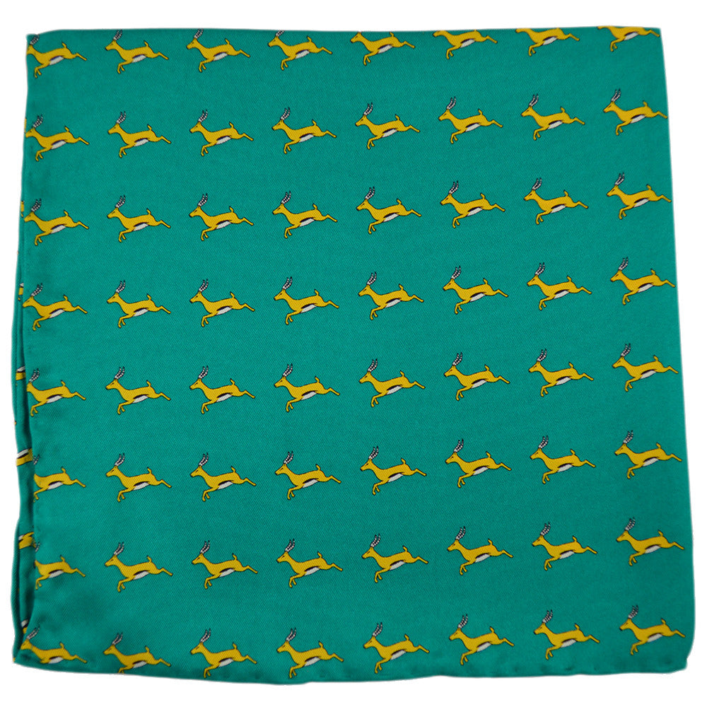 Springbok Pocket Square - SummerTies