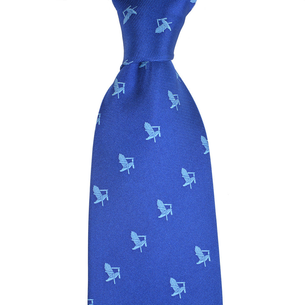 Adirondack Chair Necktie - Printed Silk - SummerTies