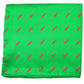 Trout Pocket Square - Bright Green - SummerTies