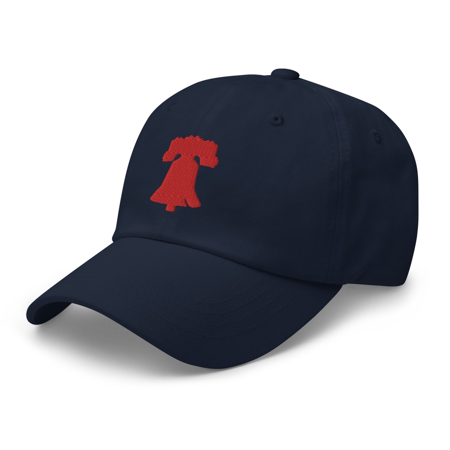 Philadelphia Liberty Bell Dad Hat - Red on Navy