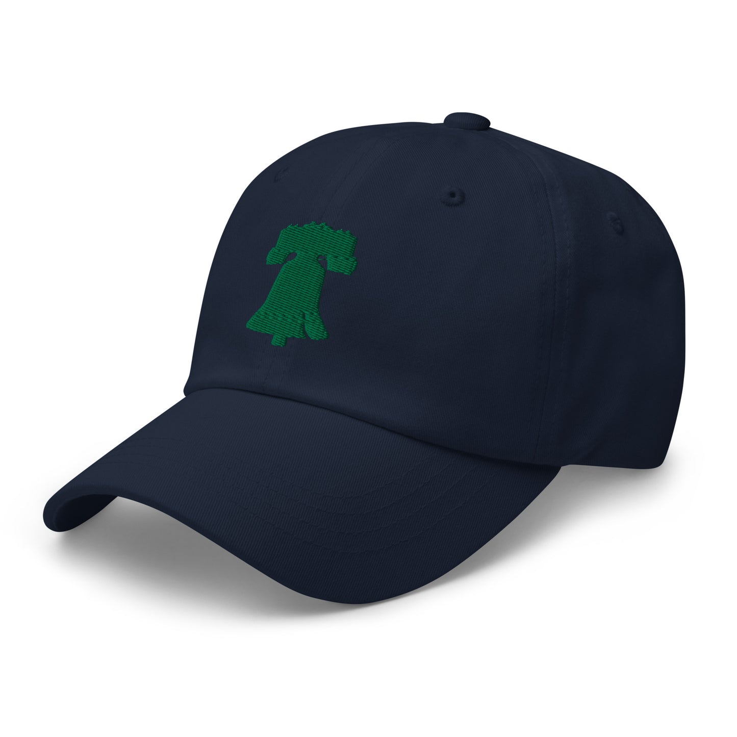 Philadelphia Liberty Bell Dad Hat - Green on Navy