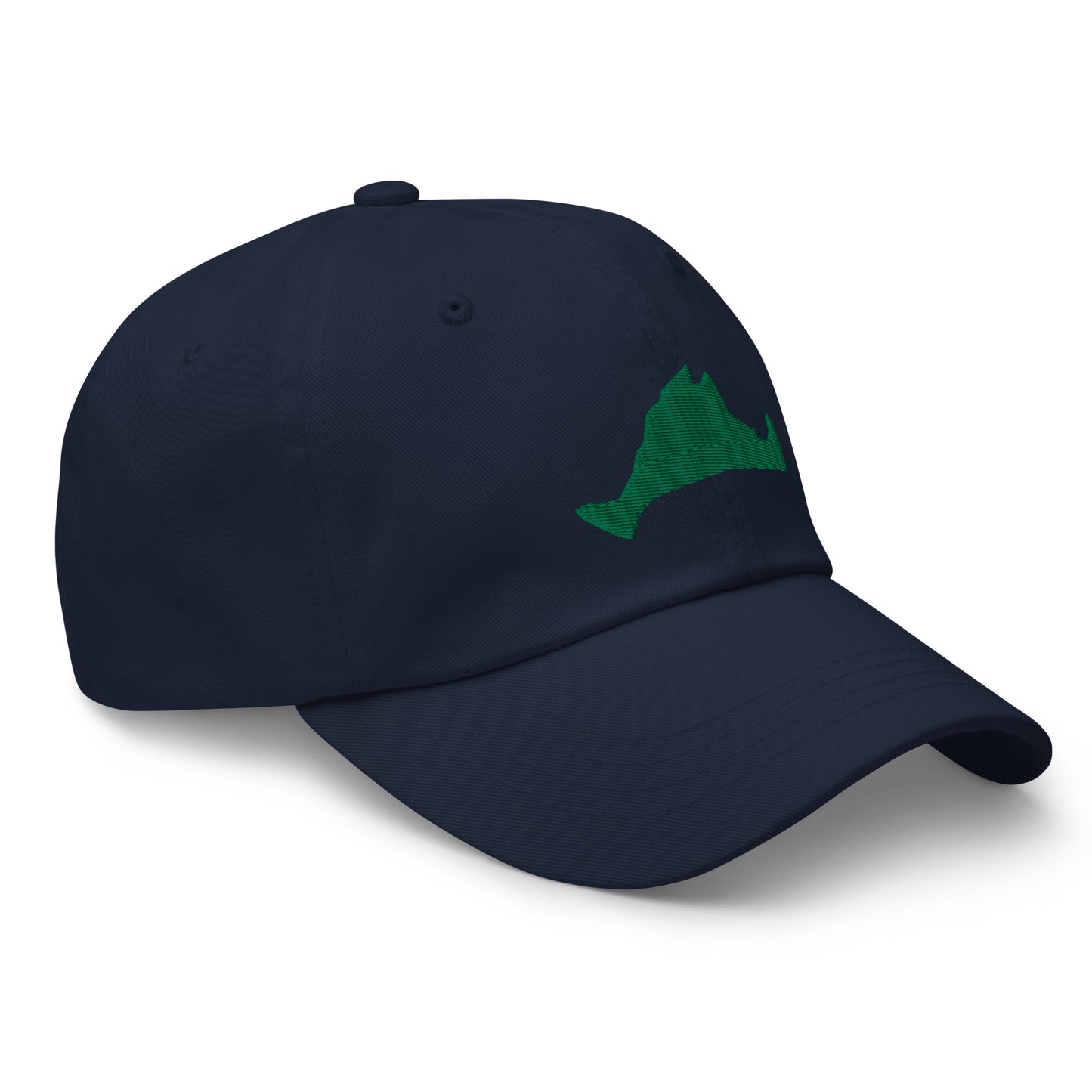 Martha's Vineyard Dad Hat - Green on Navy