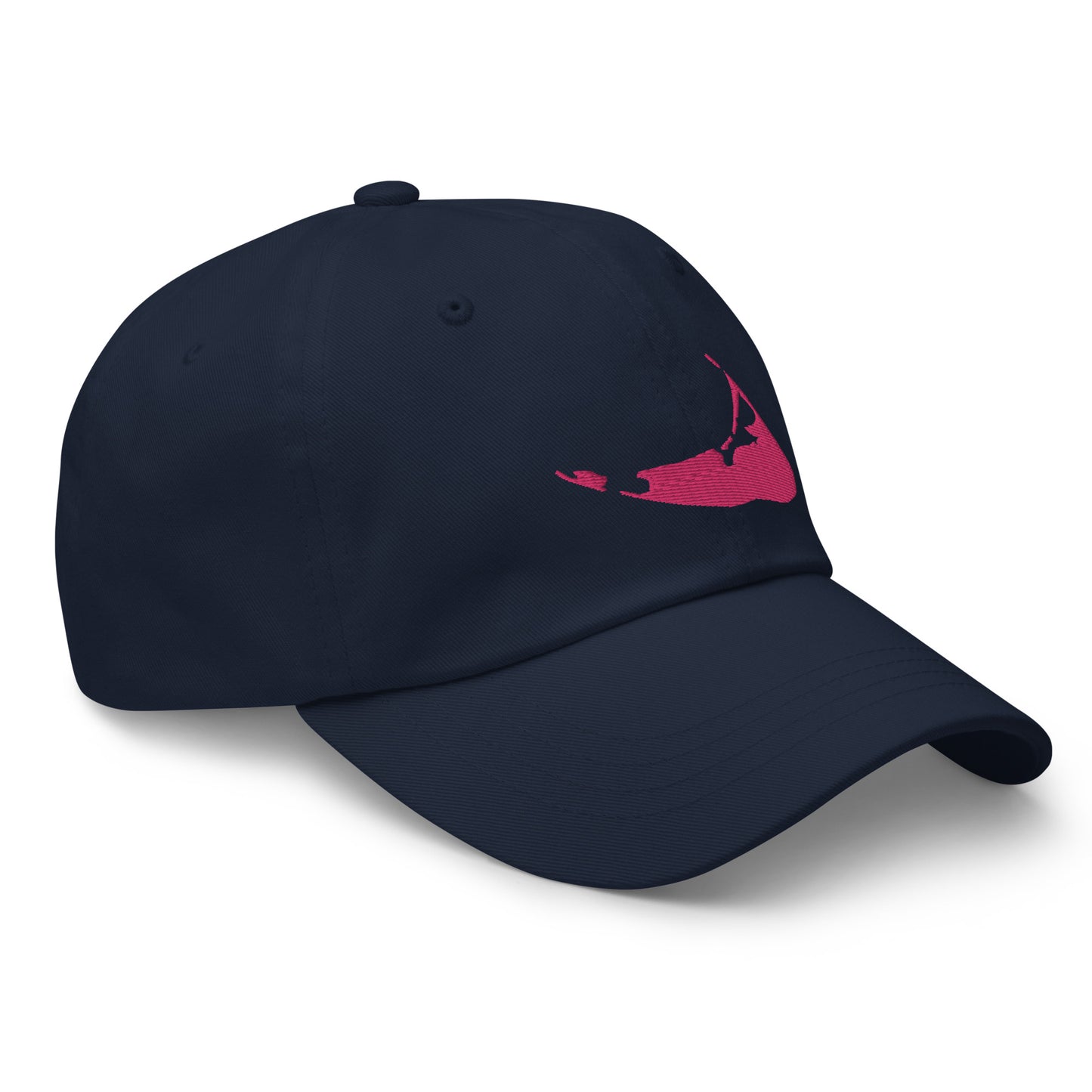 Nantucket Dad Hat - Pink on Navy