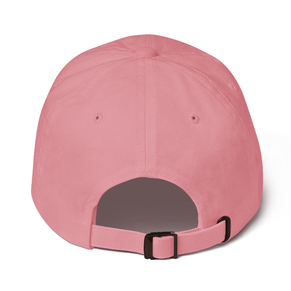 Anchor Dad Hat - Navy on Pink