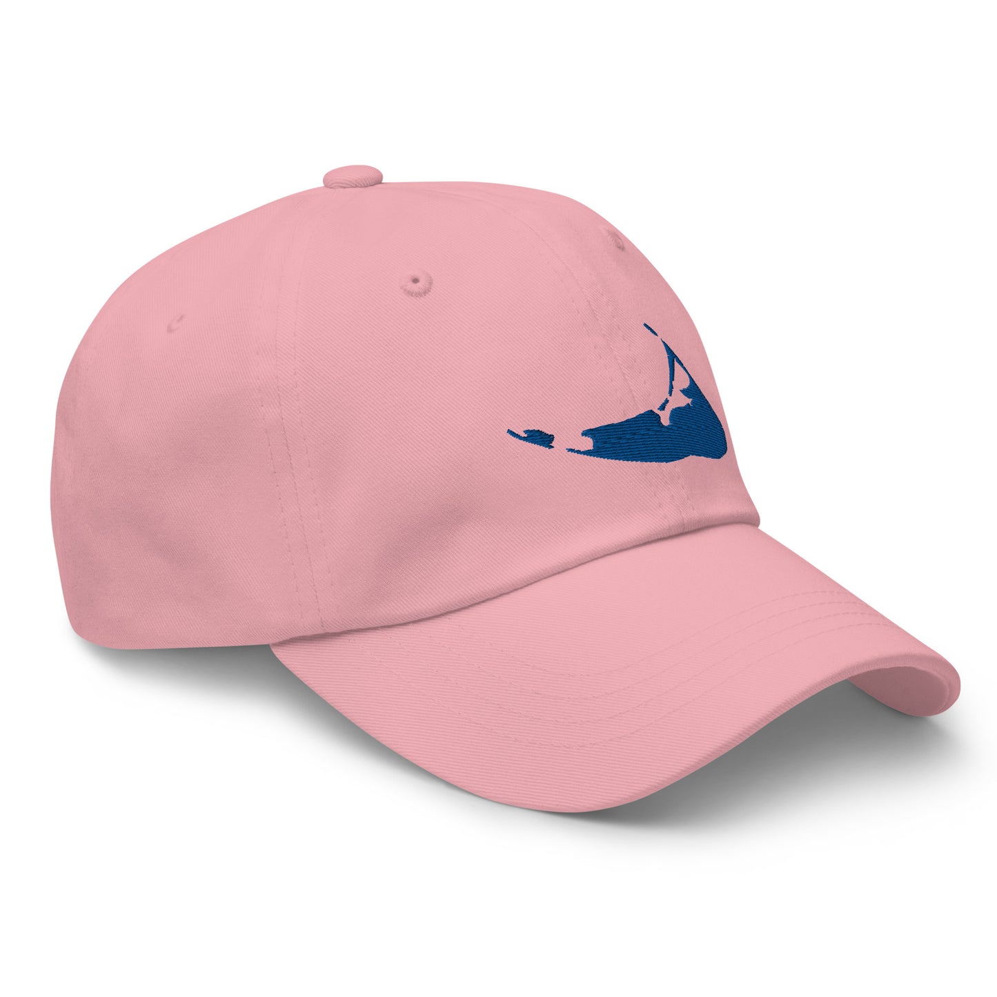 Nantucket Dad Hat - Royal Blue on Pink