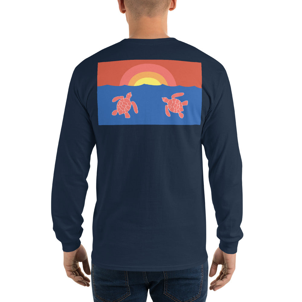 Turtle Long Sleeve T-Shirt - Multiple Colors - SummerTies