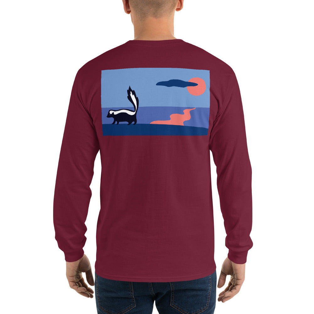 Skunk Long Sleeve T-Shirt - Multiple Colors - SummerTies