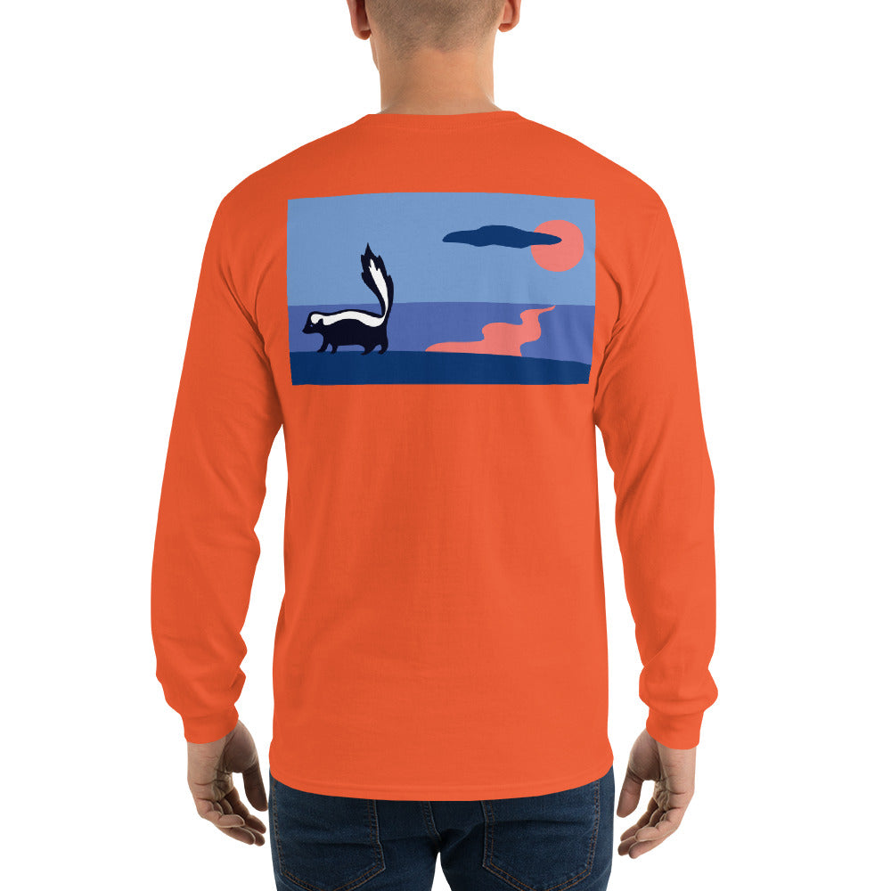 Skunk Long Sleeve T-Shirt - Multiple Colors - SummerTies