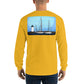 Edgartown Lighthouse with Sailboats Long Sleeve T-Shirt - Multiple Colors - SummerTies