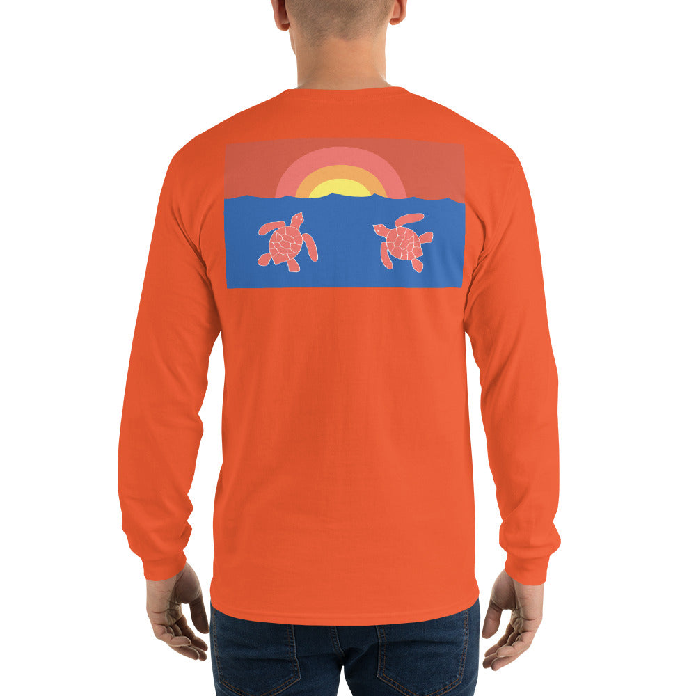 Turtle Long Sleeve T-Shirt - Multiple Colors - SummerTies