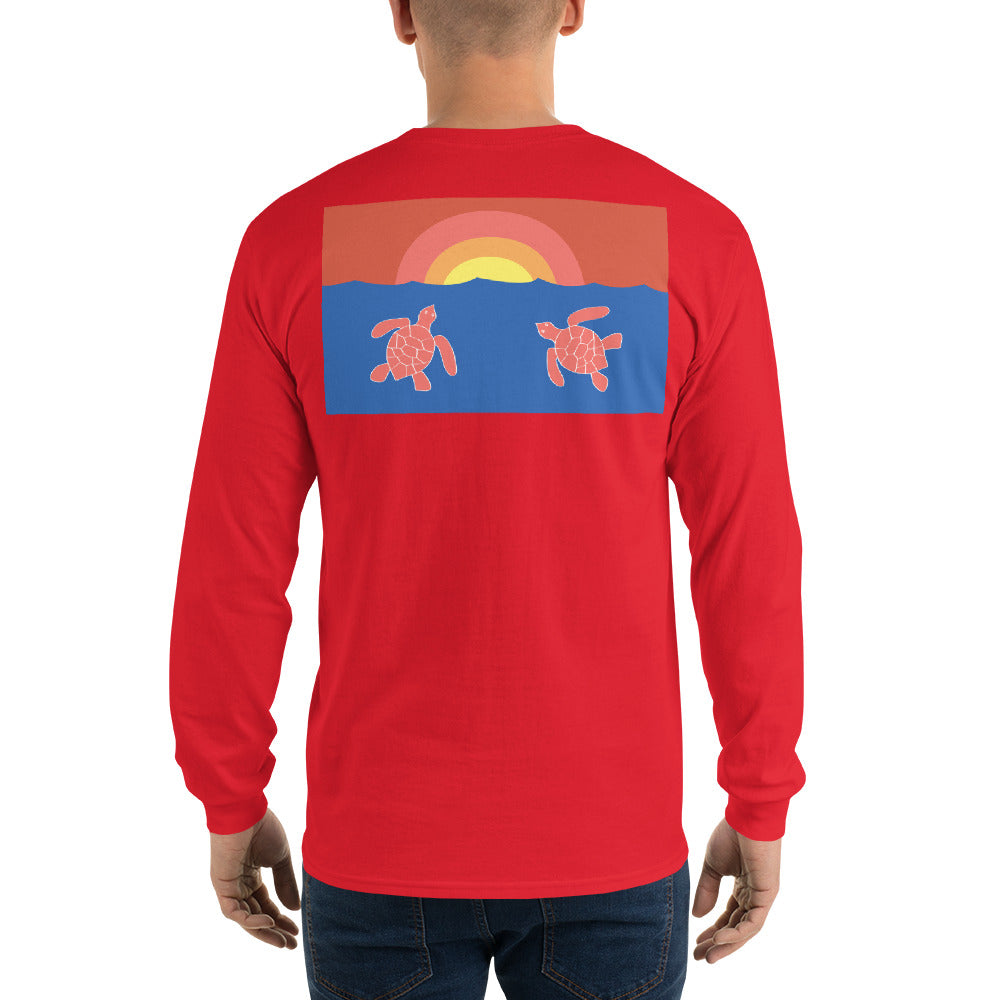 Turtle Long Sleeve T-Shirt - Multiple Colors - SummerTies