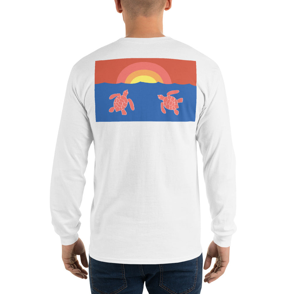 Turtle Long Sleeve T-Shirt - Multiple Colors - SummerTies