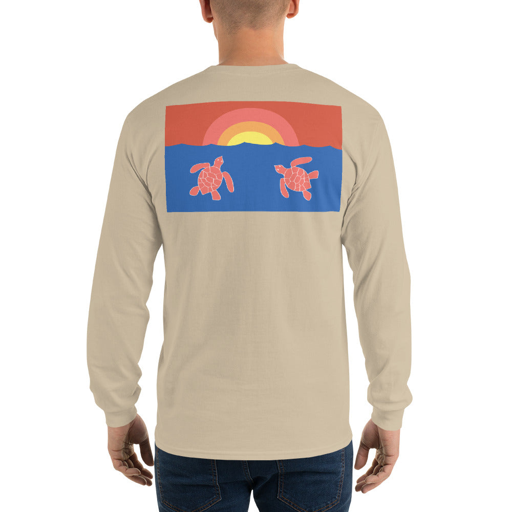 Turtle Long Sleeve T-Shirt - Multiple Colors - SummerTies