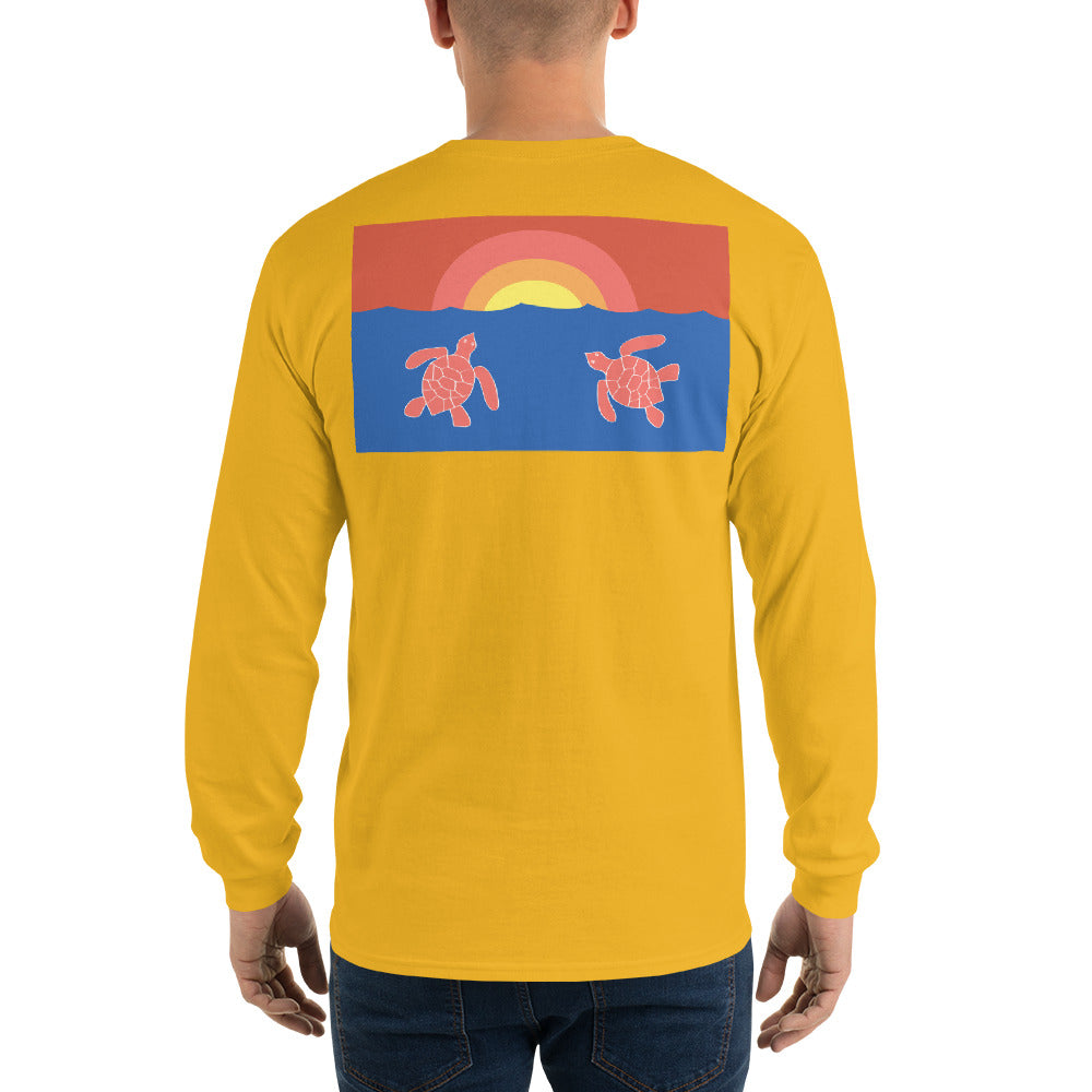 Turtle Long Sleeve T-Shirt - Multiple Colors - SummerTies