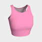 Solid Athletic Crop Top - Light Pink - SummerTies