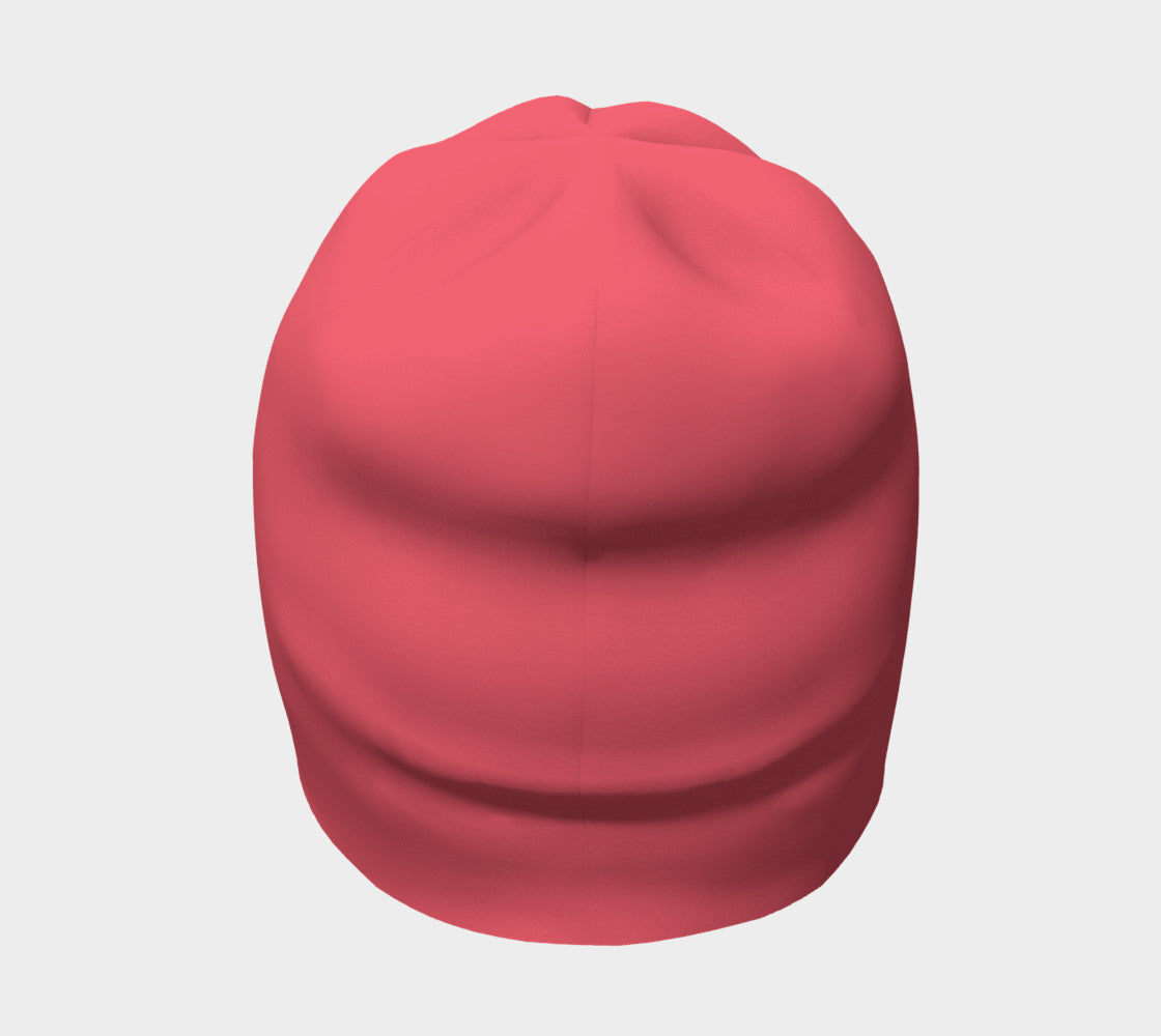 Solid Winter Beanie - Coral - SummerTies