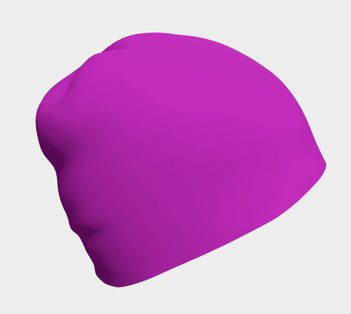 Solid Winter Beanie - Purple - SummerTies