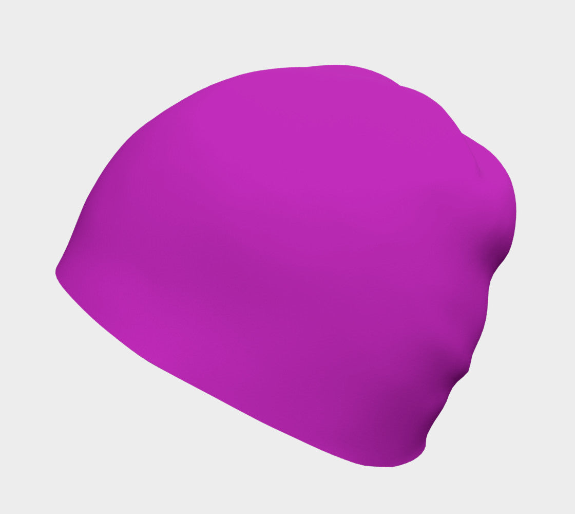 Solid Winter Beanie - Purple - SummerTies
