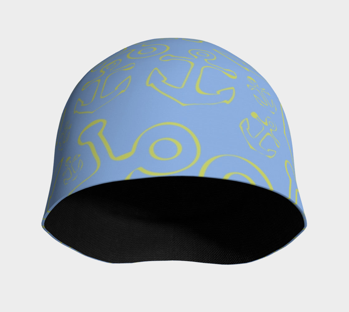 Anchor Dream Light Blue Winter Beanie - SummerTies