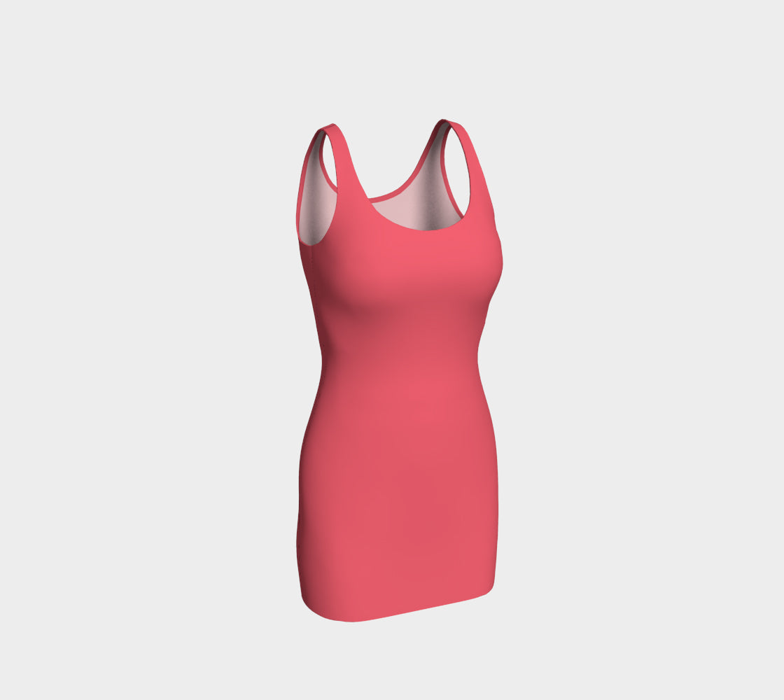 coral pink bodycon dress Sensational Silhouette Neon Coral Mesh Ruched Lace-Up Mini Dress