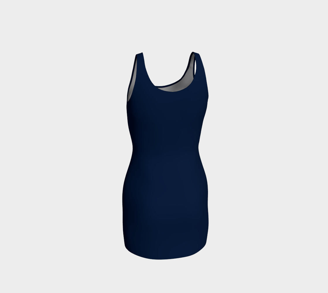 Solid Bodycon Dress - Navy