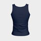 Solid Fitted Tank Top - Navy - SummerTies