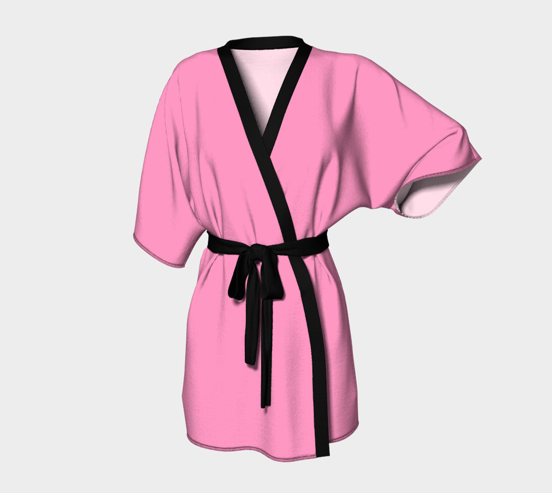 Solid Kimono Robe - Light Pink - SummerTies