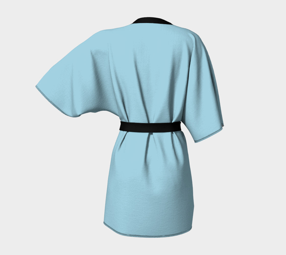 Solid Kimono Robe - Light Blue - SummerTies