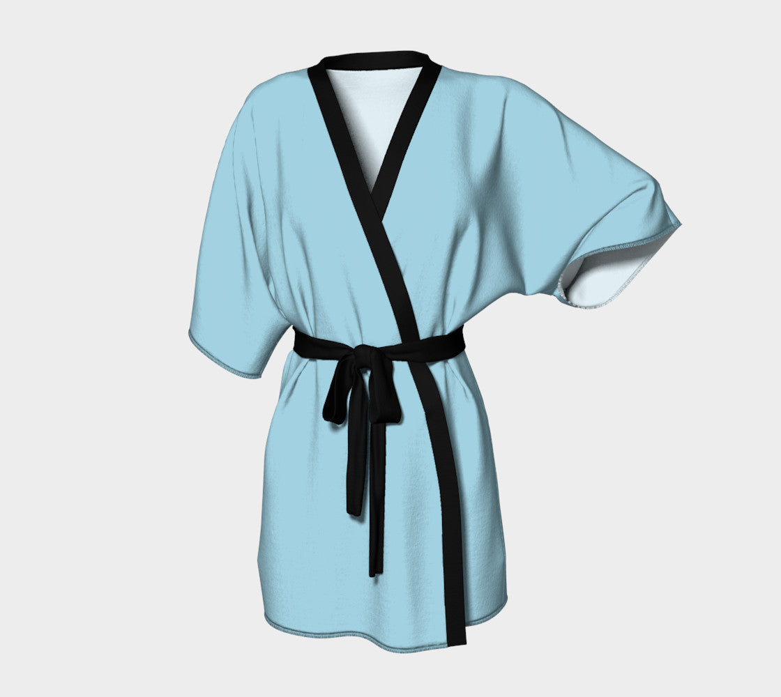 Solid Kimono Robe - Light Blue - SummerTies