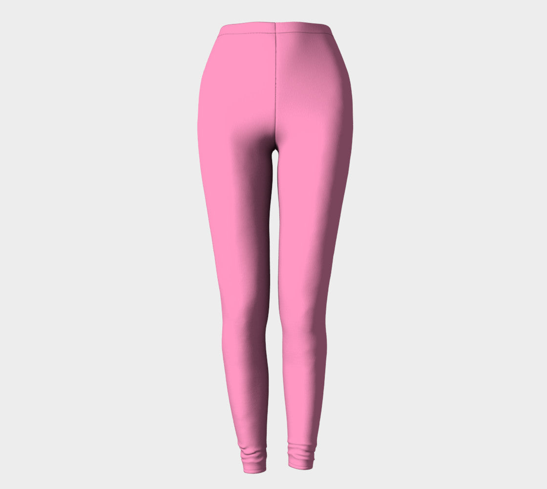 Solid Adult Leggings - Light Pink - SummerTies