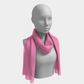 Solid Long Scarf - Light Pink - SummerTies