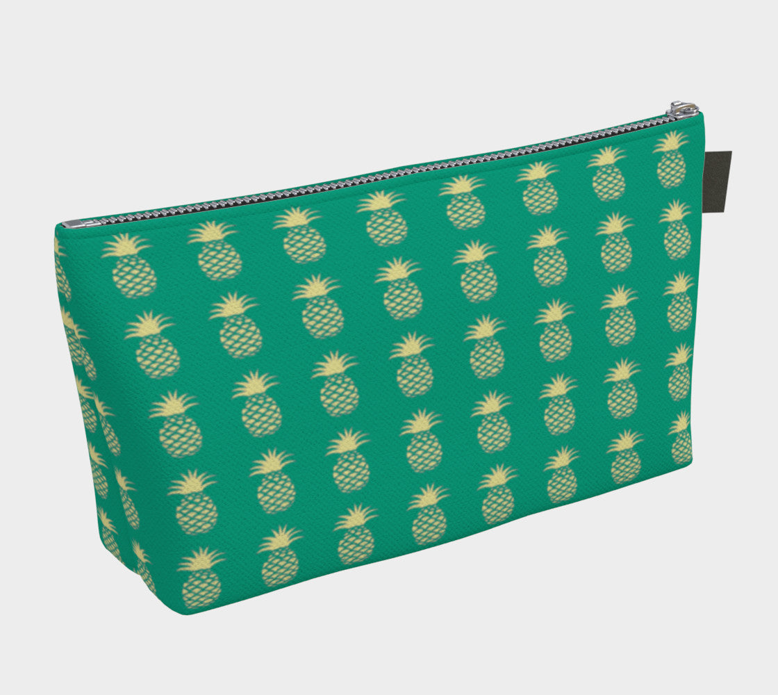 Pineapple Makeup Bag - Green - SummerTies