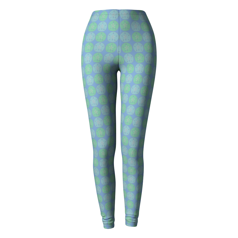 Sand Dollar Adult Leggings - SummerTies