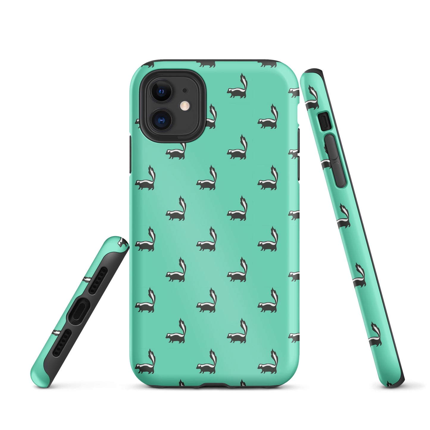 Skunk iPhone Case - Sea Green