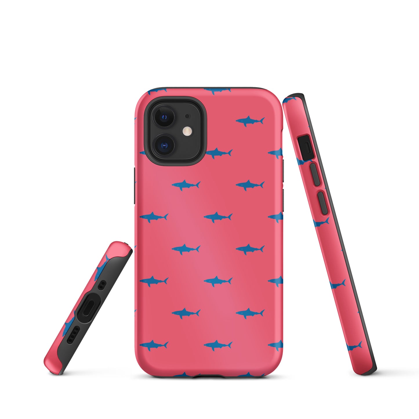 Shark iPhone Case - Blue on Coral