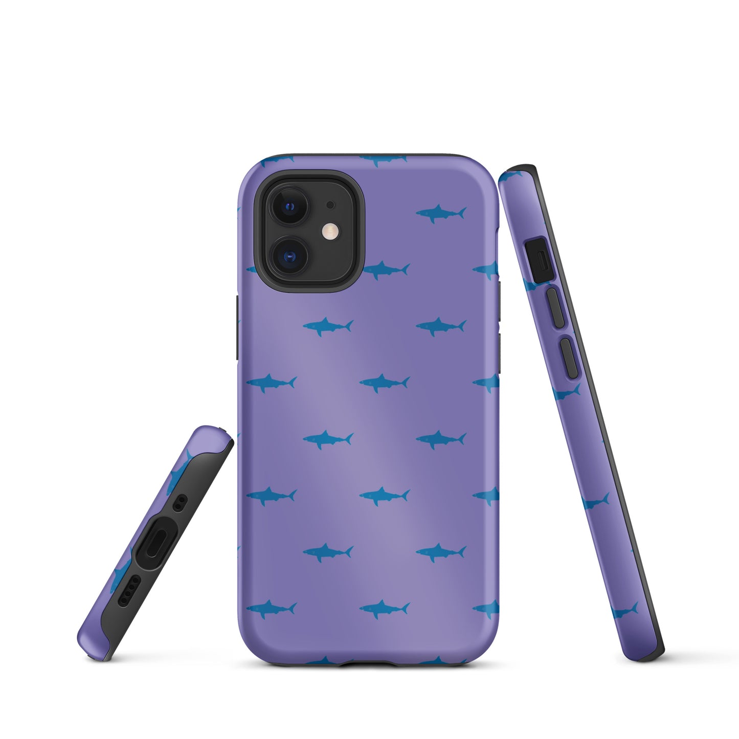 Shark iPhone Case - Blue on Purple