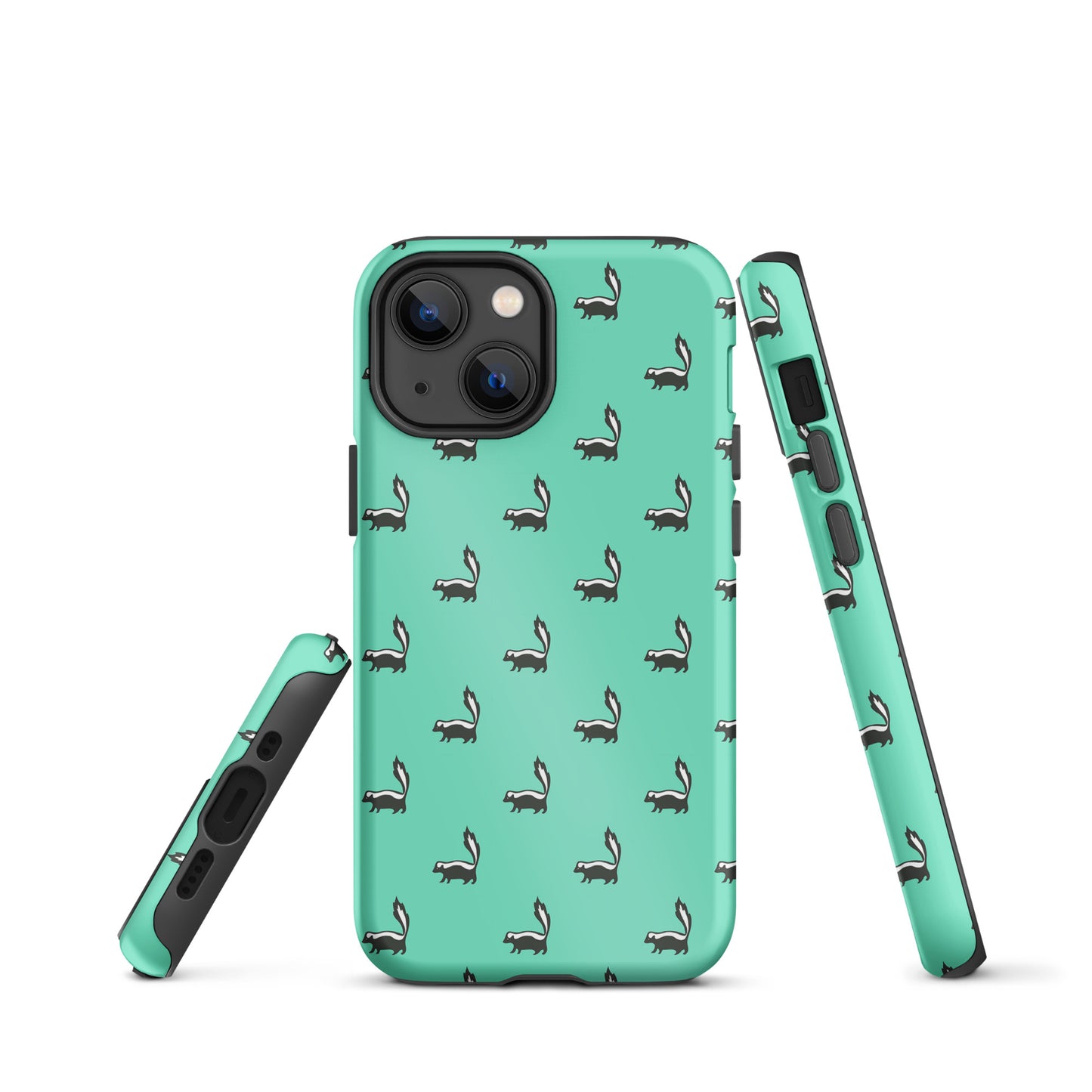 Skunk iPhone Case - Sea Green