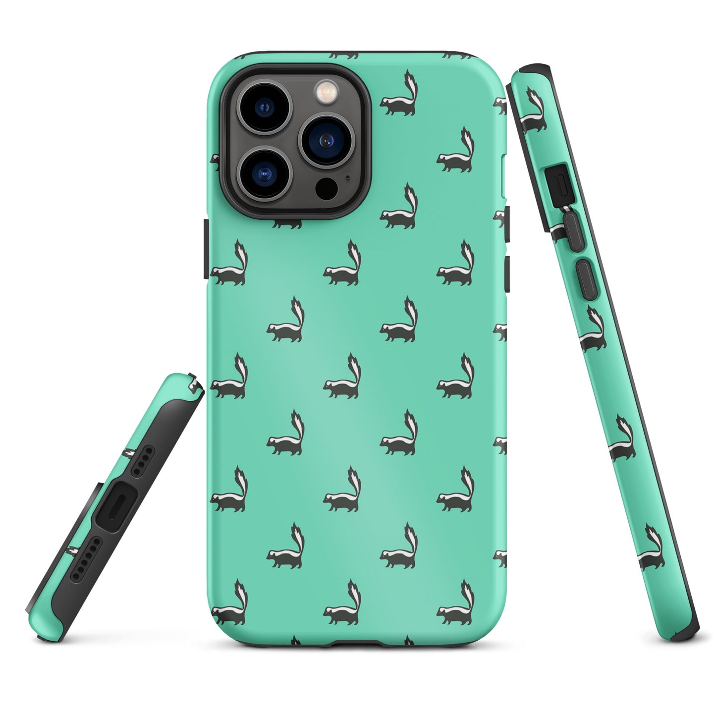 Skunk iPhone Case - Sea Green