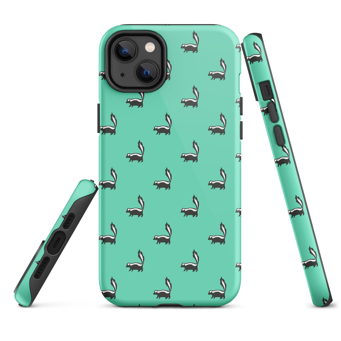 Skunk iPhone Case - Sea Green