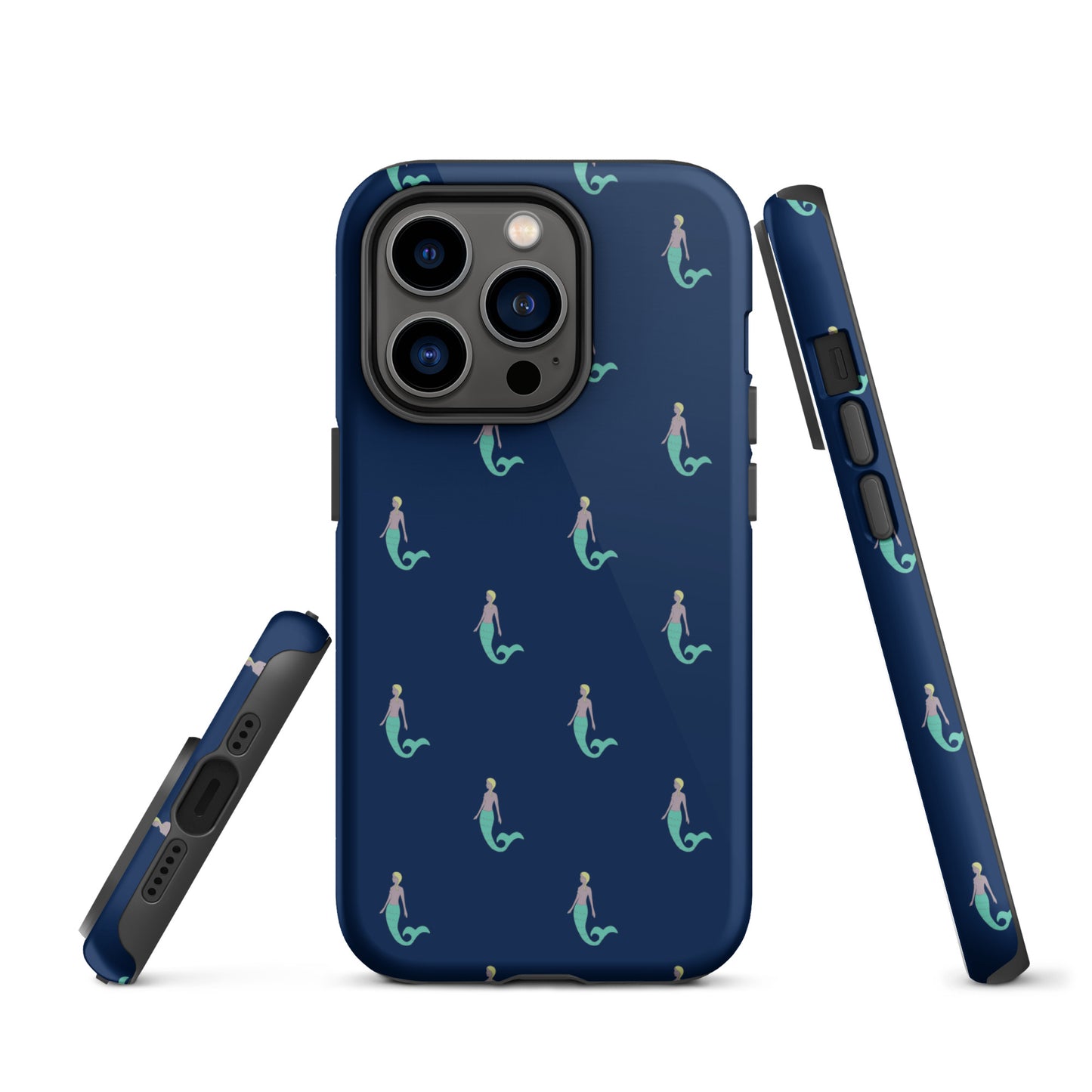 Mermaid iPhone Case - Navy