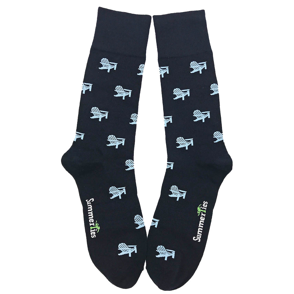 Adirondack Chair Socks Men's Mid Calf SummerTies